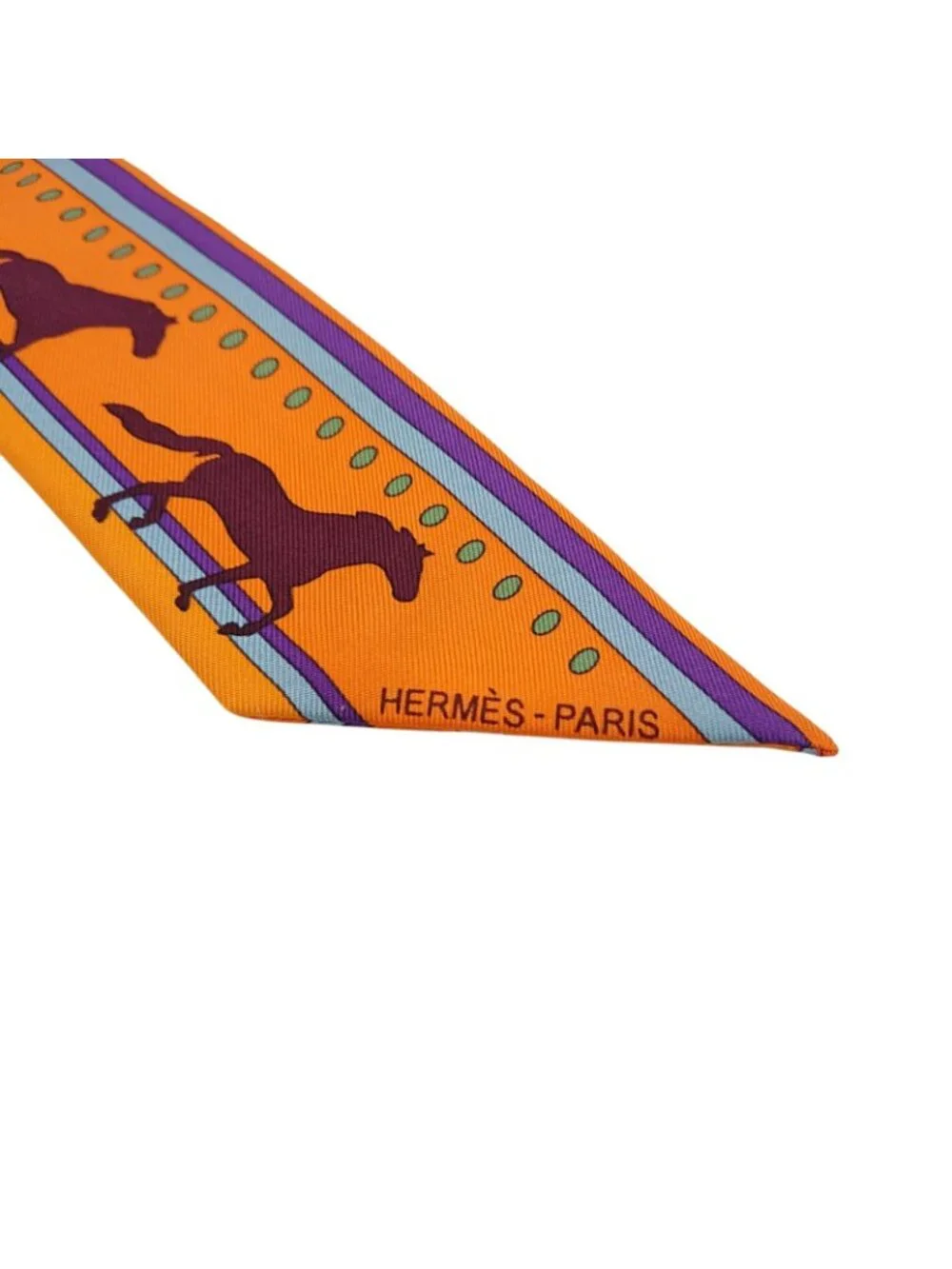 ★SOLD★ Hermes Sequences Horse Print Silk Scarf - Picture 8 of 13